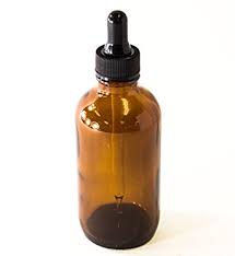Amber Bottle and Dropper Empty 4oz