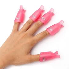 Pink Nail Clips